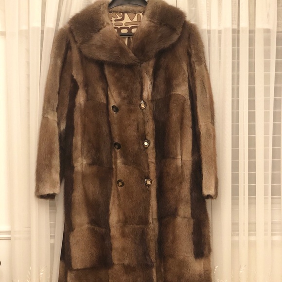 Mink Fur Long Coat - Picture 2 of 11